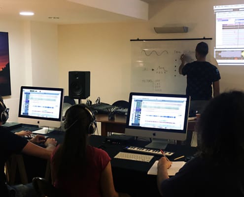 le lezioni del corso sound design