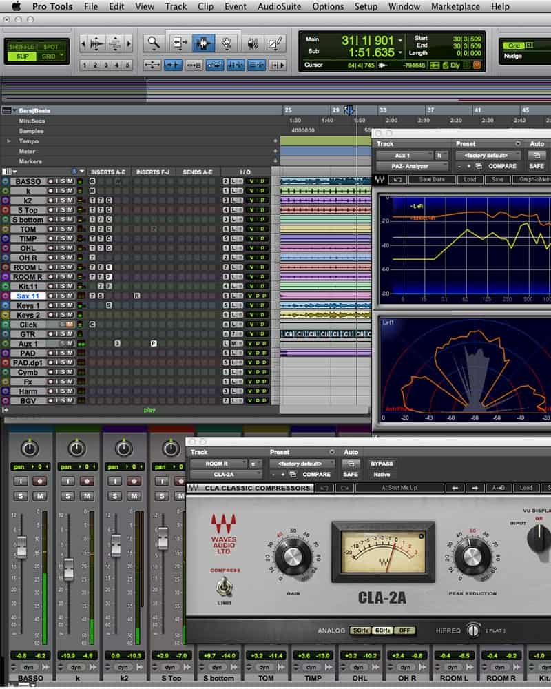 registrazione e mixaggio con pro tools